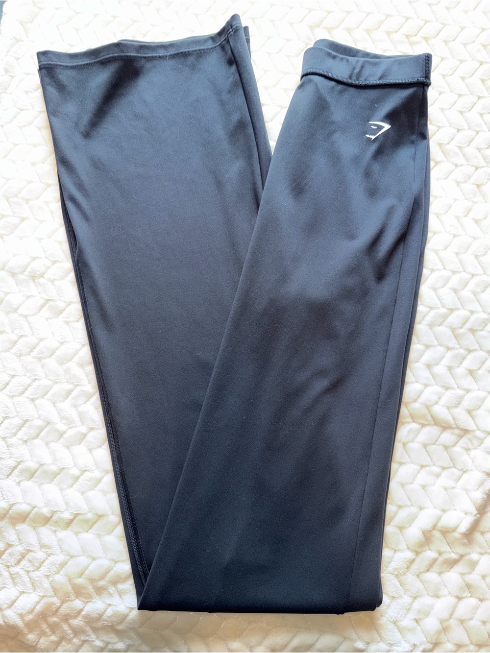 Gymshark Everyday EXTRA Tall Flare Leggings Black Inseam 37” Size Small *RARE*